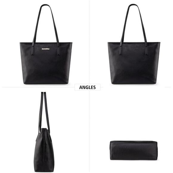 Montana West Tote Bags Vegan Leather Purses and Handbags for Women Top Handle - Picture 4 of 7